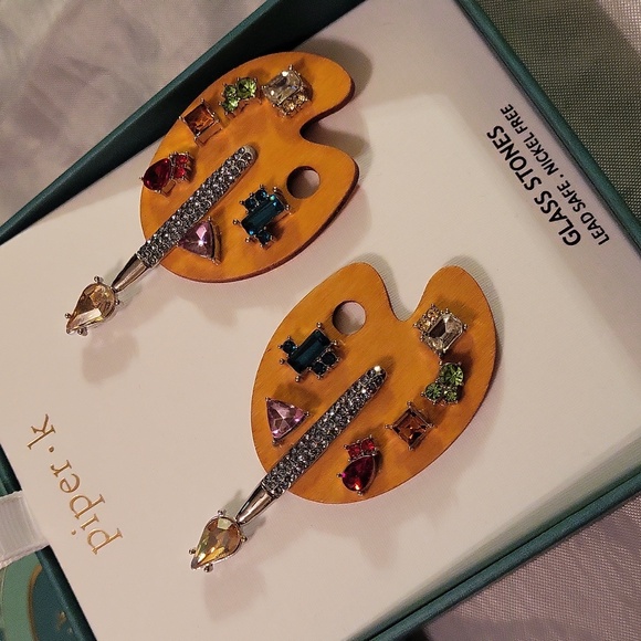 Paint Palette 🎨 gem detail wooden BNIB - Picture 2 of 6